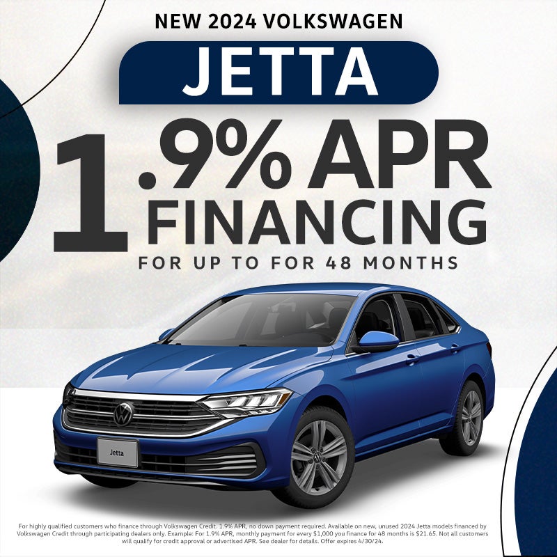 2024 Jetta 1.9% APR for 48 months